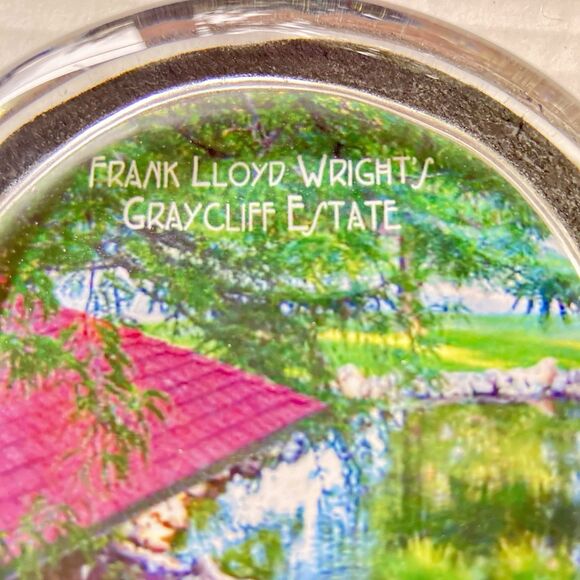 FRANK LLOYD WRIGHT Architect Graycliff Estate Paperweight - Picture 7 of 10